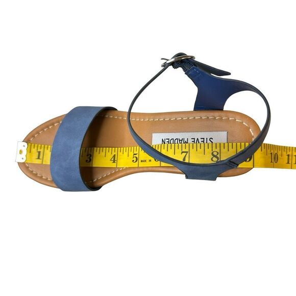 MADDEN GIRL Blue Women's Liftt Heeled Sandals Size 6.5 - Picture 10 of 17